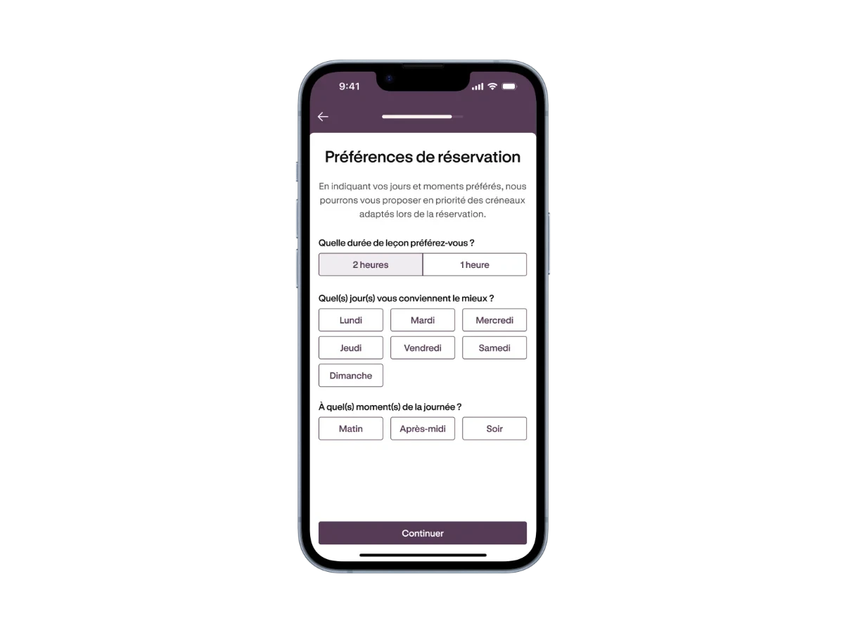 Préférences posées