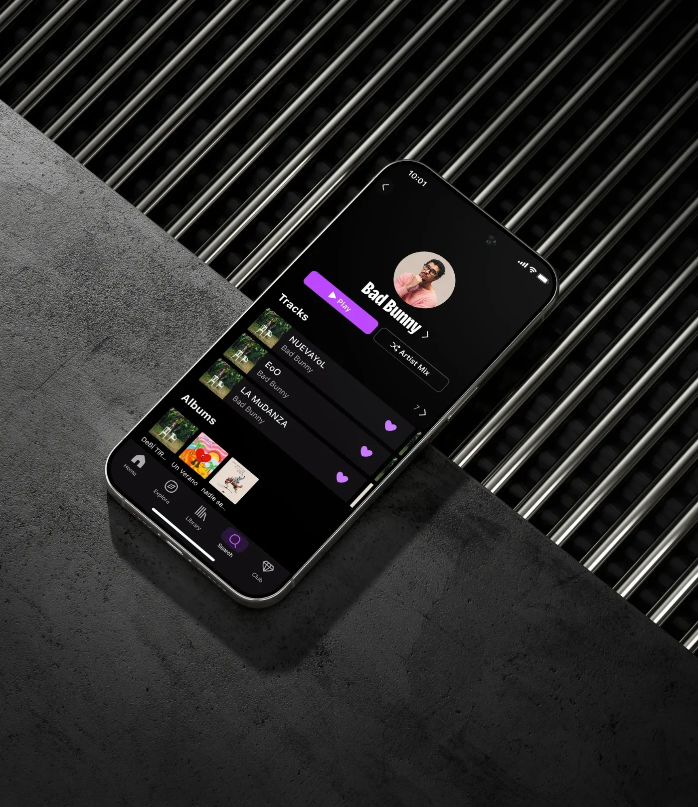 Aperçu du projet Deezer